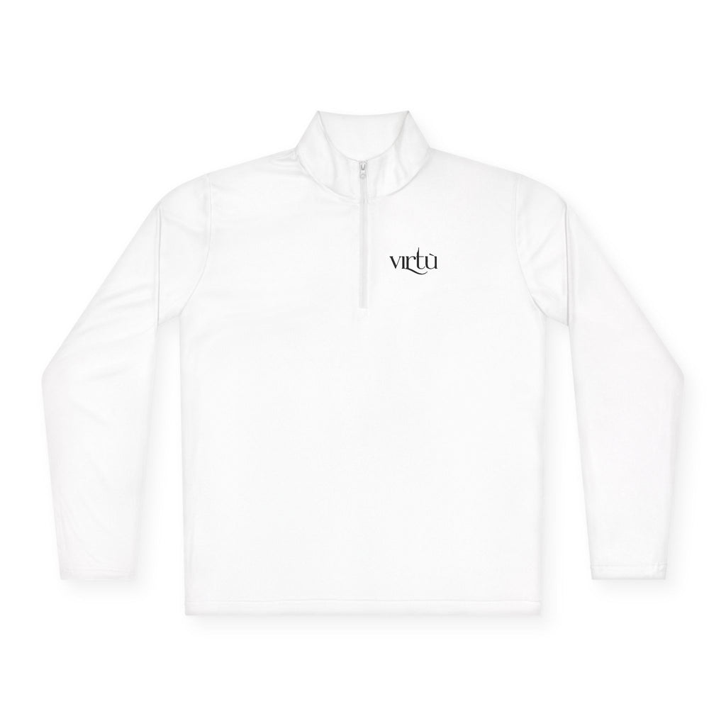 Quarter‑Zip Pullover — Hand‑Drawn Tic‑Tac‑Toe Hearts Graphic