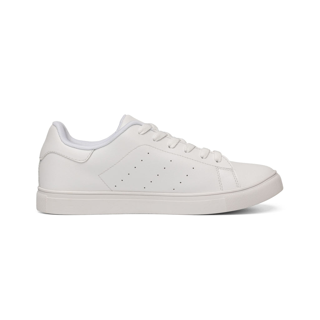 Leather Sneakers — Minimal 'virtù' Low-Top Casual Trainers