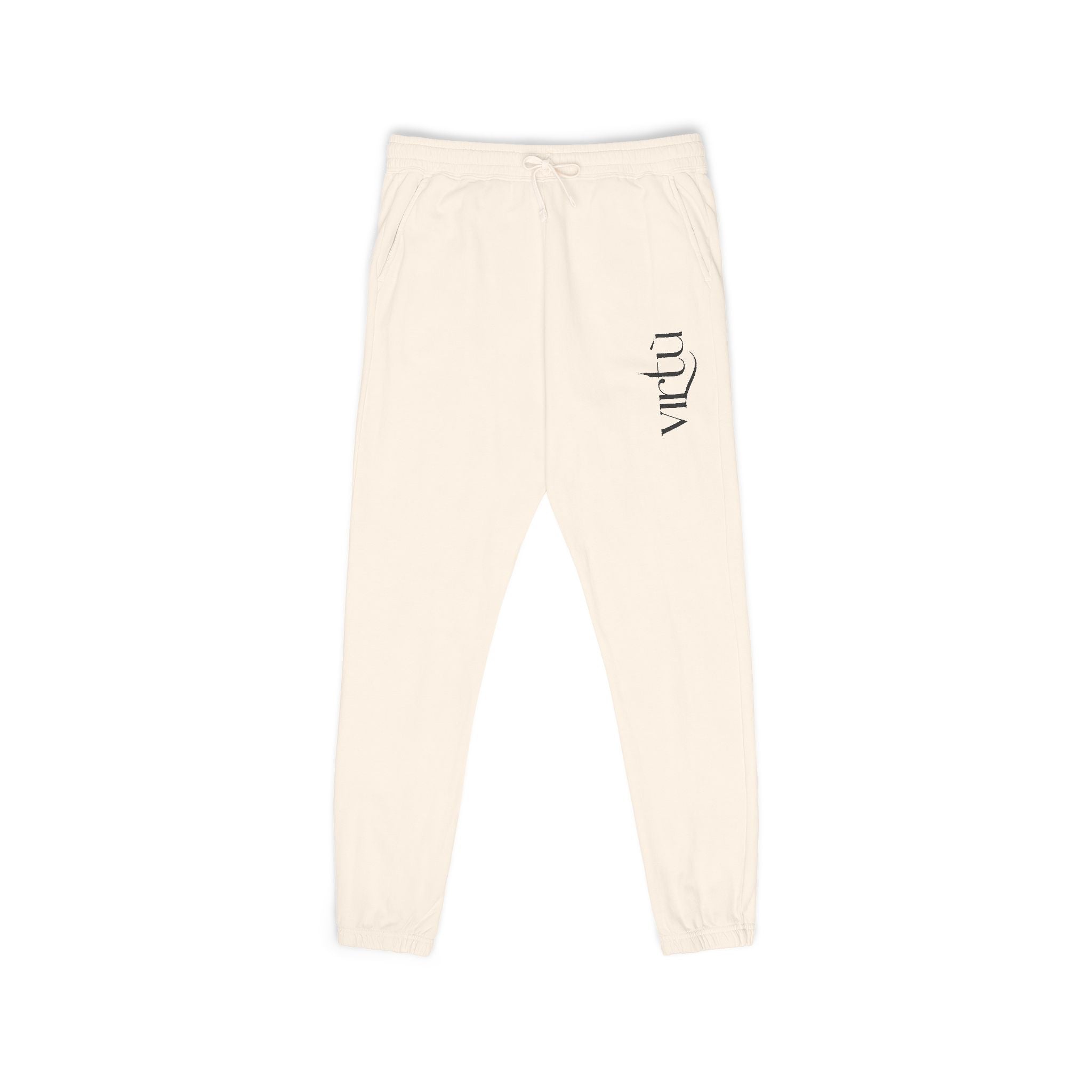 Embrace Sweatpants — Vintage Script Side Logo Fleece Joggers