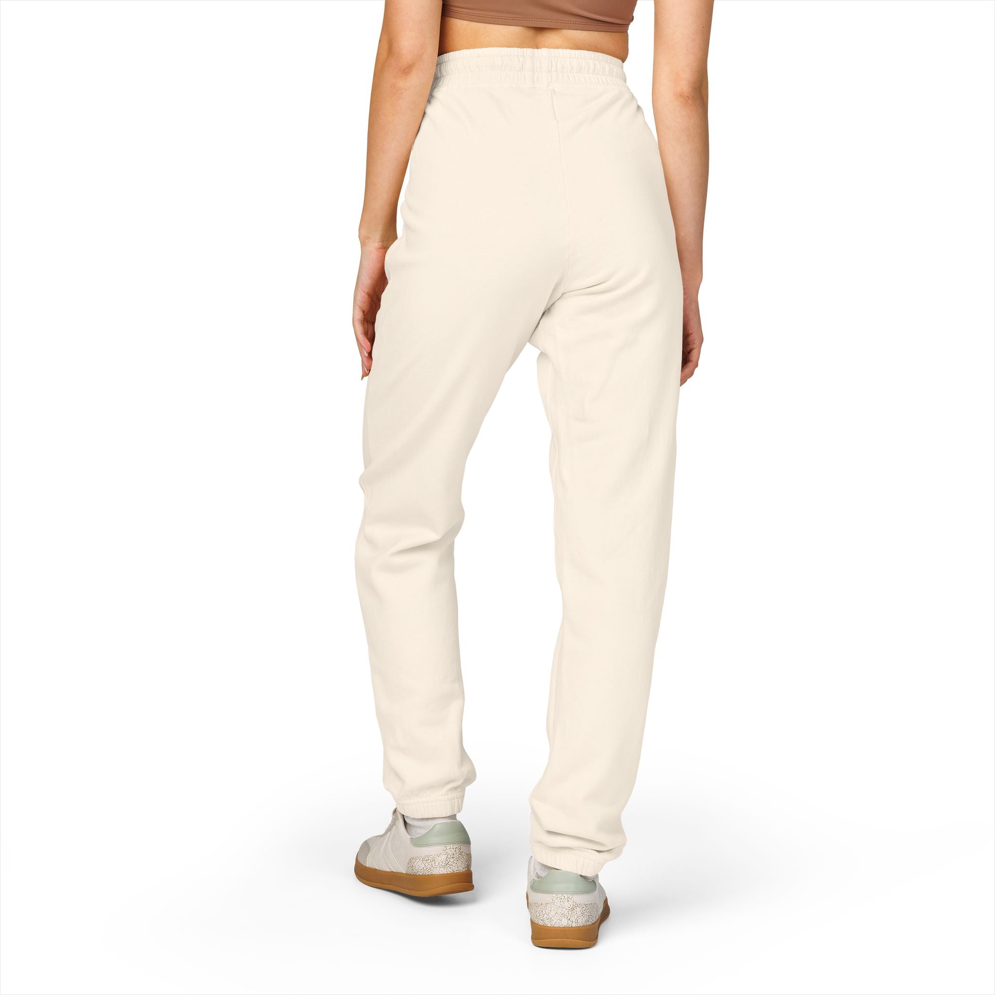 Embrace Sweatpants — Vintage Script Side Logo Fleece Joggers