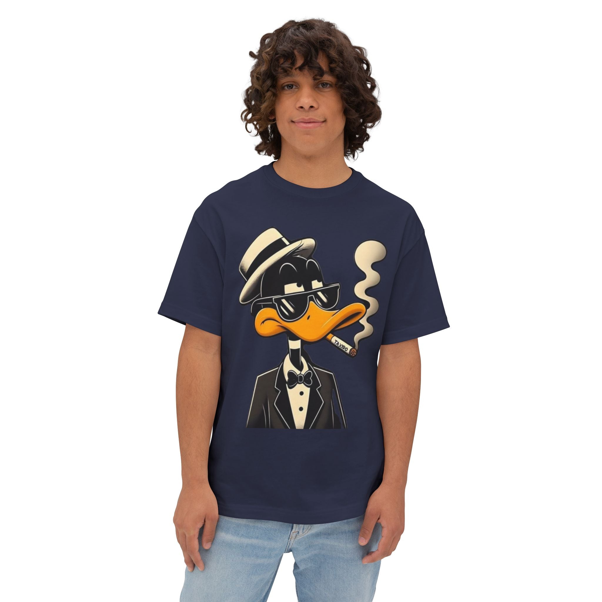 Dapper Duck Graphic Tee — Vintage Cartoon Duck in Suit & Cigar