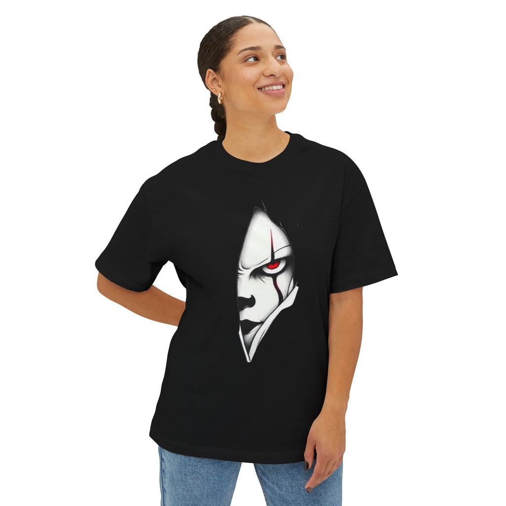 Horror Claw Peek T-Shirt — Red-Eyed Monster Chest Rip Graphic Tee
