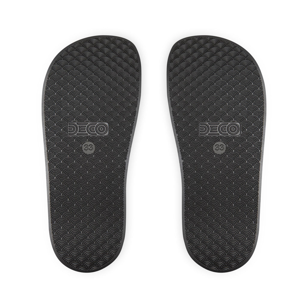 Youth Slide Sandals — White 'virtù' Removable-Strap Pool & Beach Slides