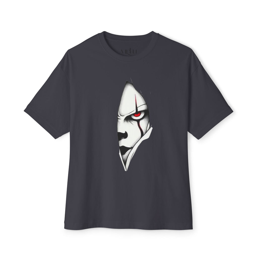 Horror Claw Peek T-Shirt — Red-Eyed Monster Chest Rip Graphic Tee