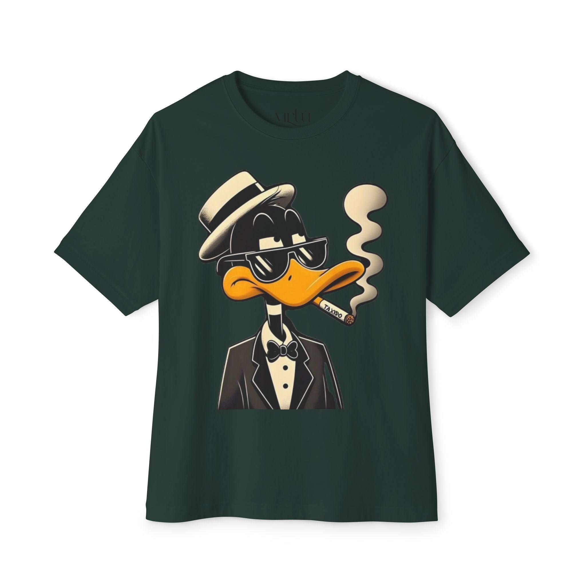 Dapper Duck Graphic Tee — Vintage Cartoon Duck in Suit & Cigar