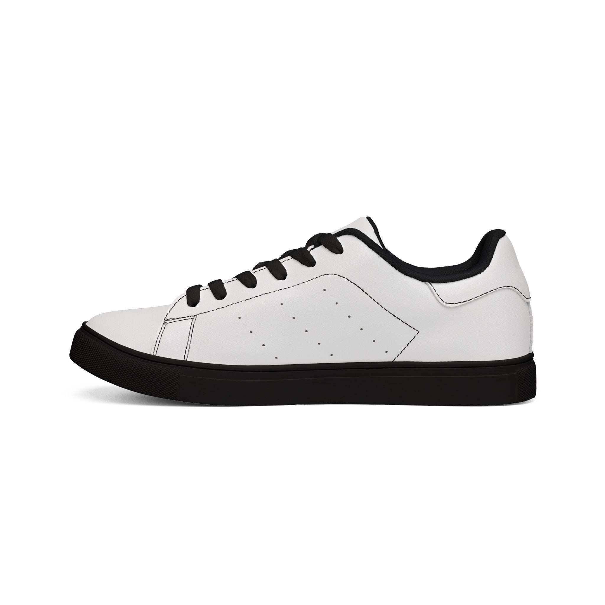 Leather Sneakers — Minimal 'virtù' Low-Top Casual Trainers