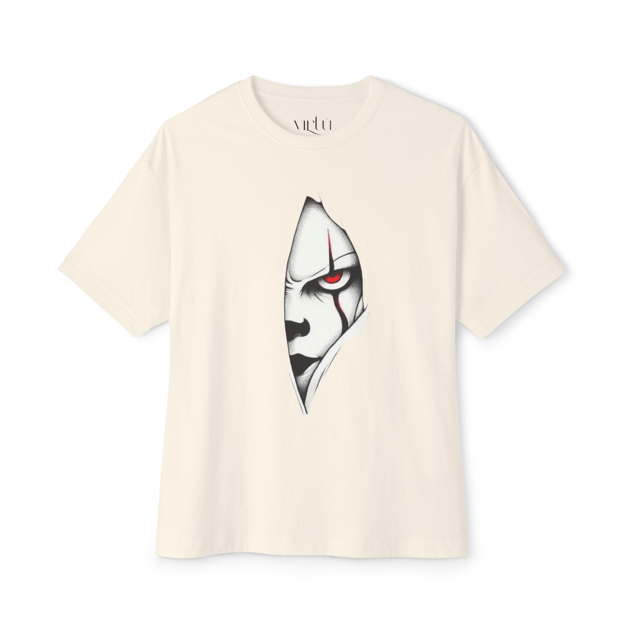 Horror Claw Peek T-Shirt — Red-Eyed Monster Chest Rip Graphic Tee