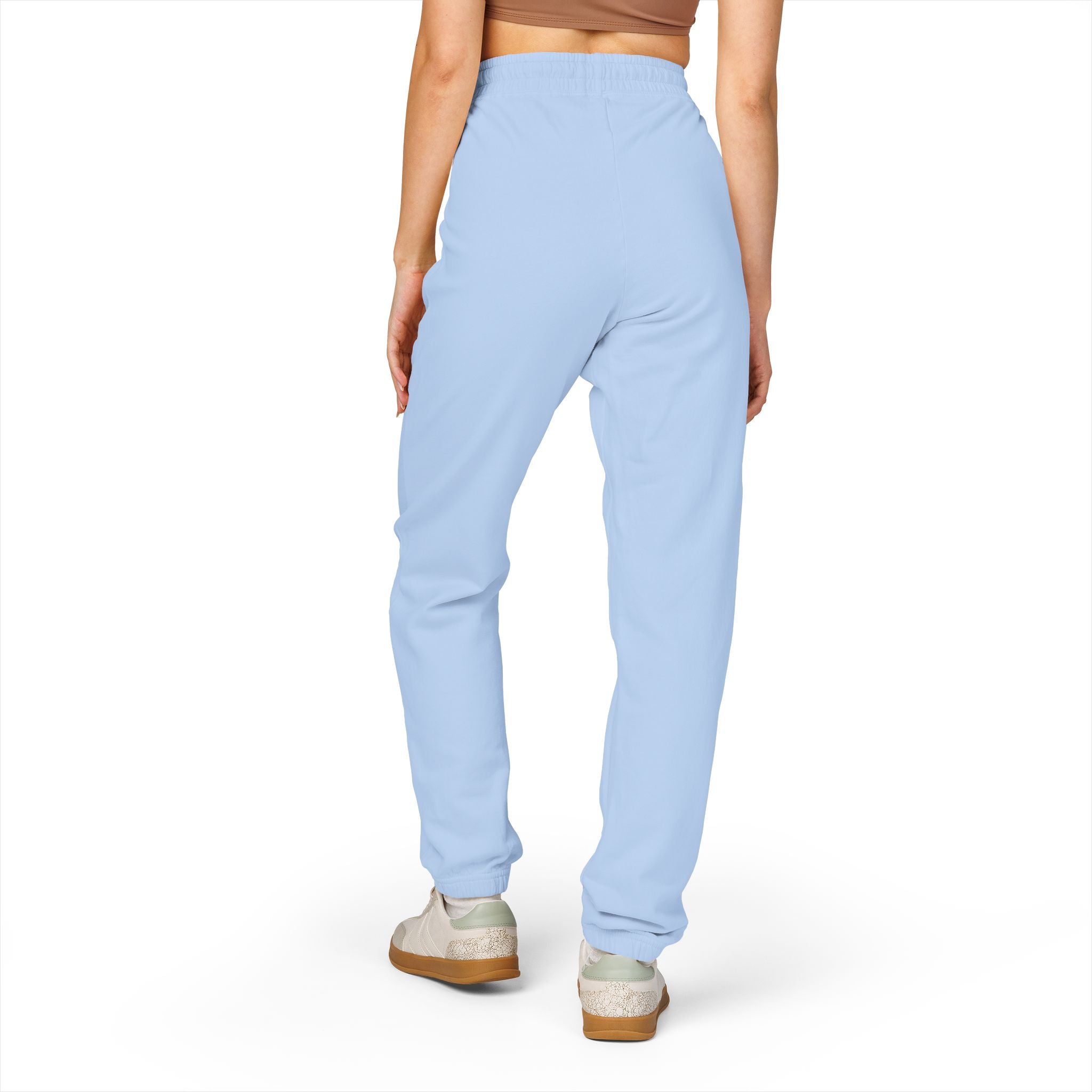 Embrace Sweatpants — Vintage Script Side Logo Fleece Joggers