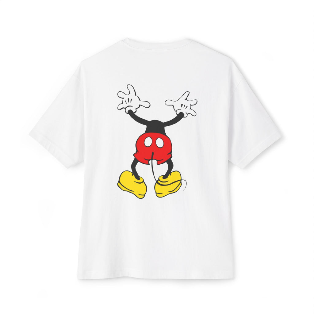 Mickey Mouse Ripped Graphic Tee — Retro Disney Cartoon Shirt