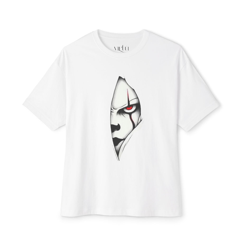Horror Claw Peek T-Shirt — Red-Eyed Monster Chest Rip Graphic Tee