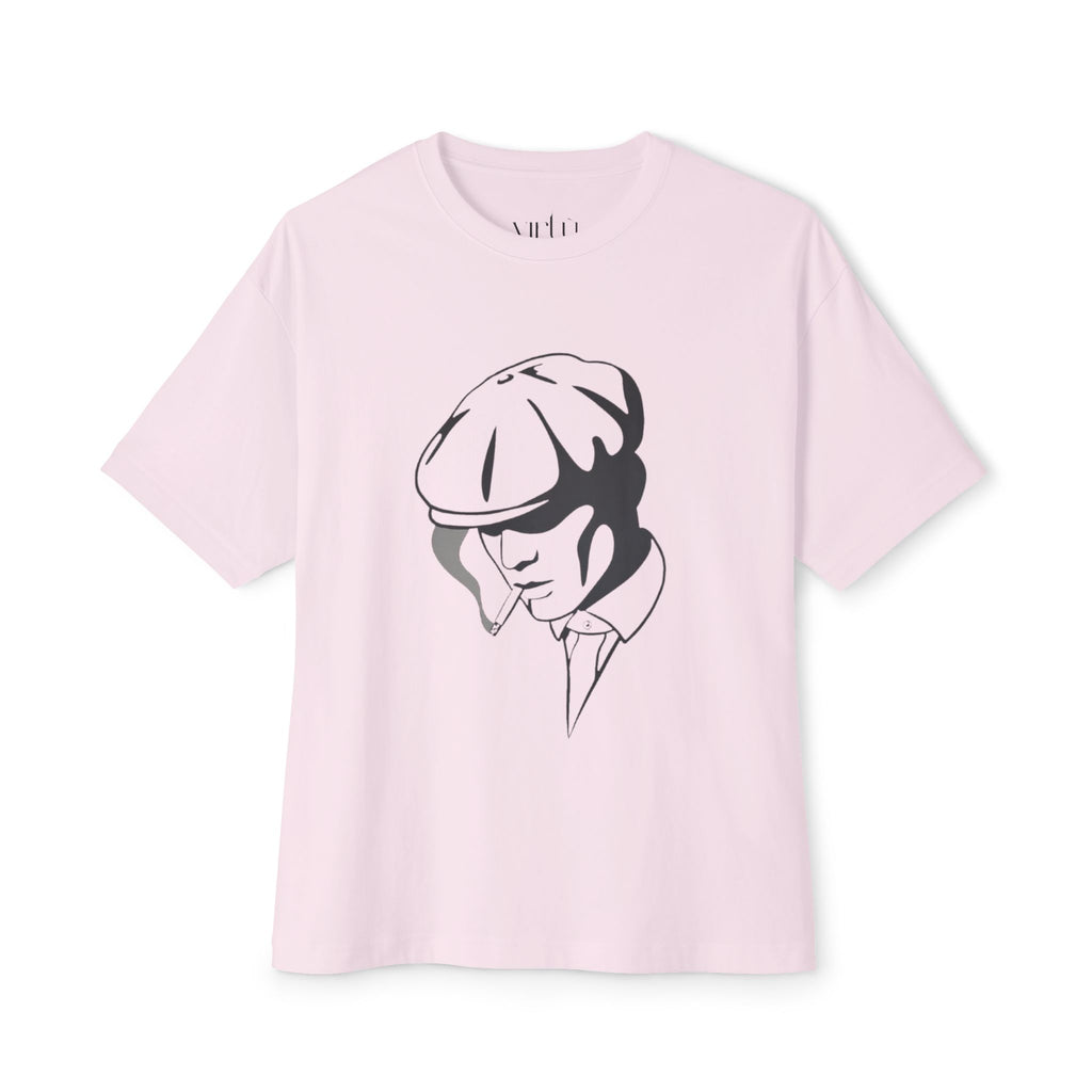 Peaky Blinders Inspired Graphic Tee — Vintage Flat Cap Silhouette