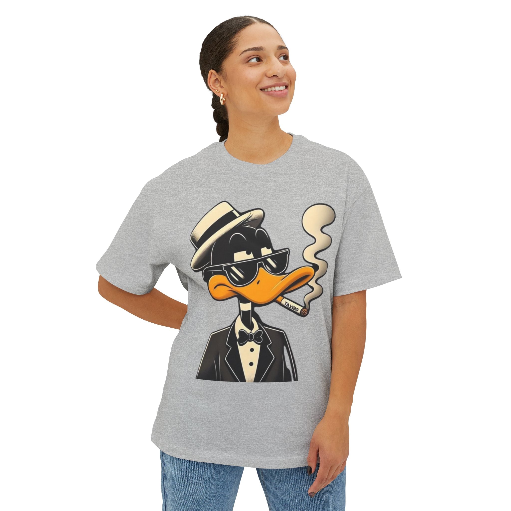 Dapper Duck Graphic Tee — Vintage Cartoon Duck in Suit & Cigar
