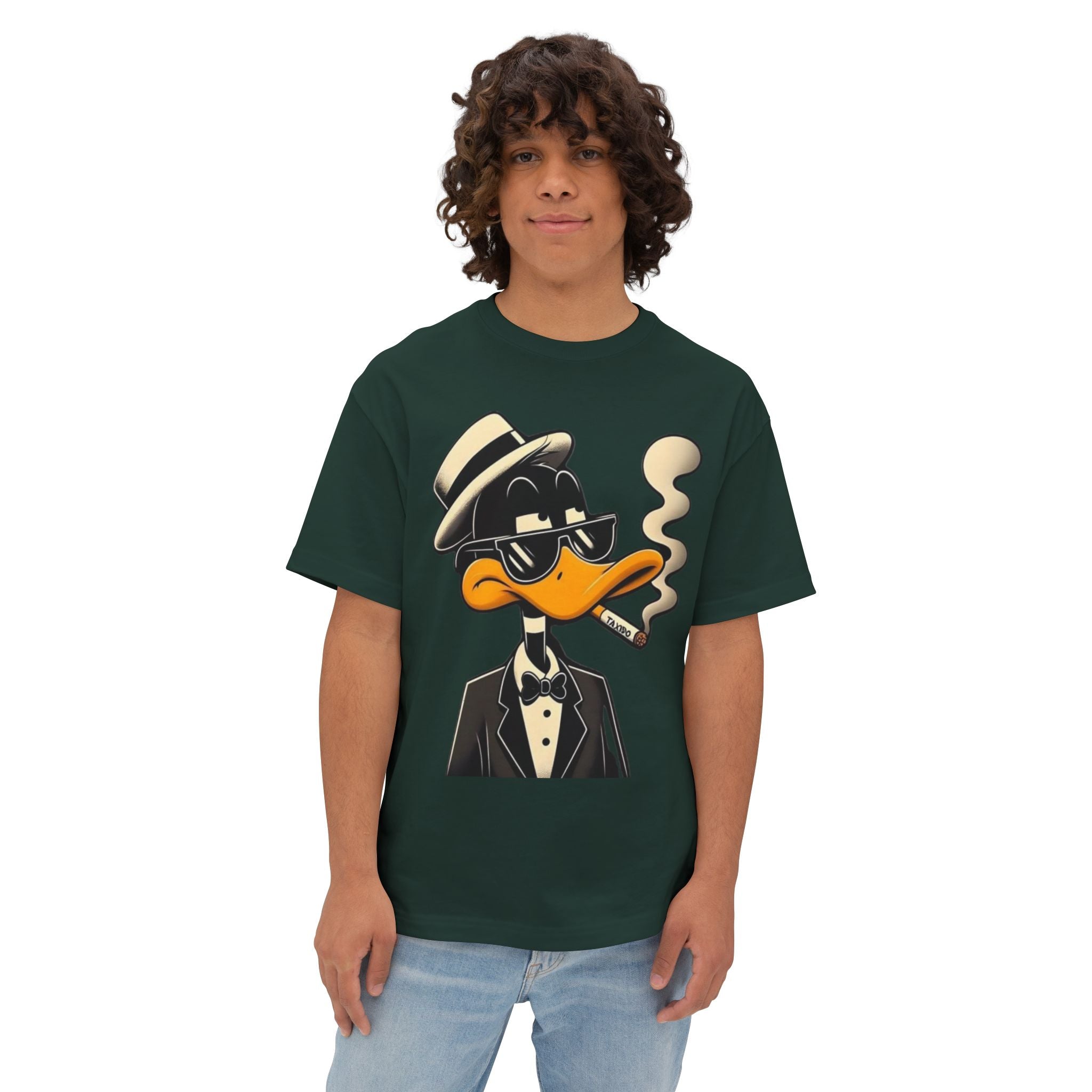 Dapper Duck Graphic Tee — Vintage Cartoon Duck in Suit & Cigar