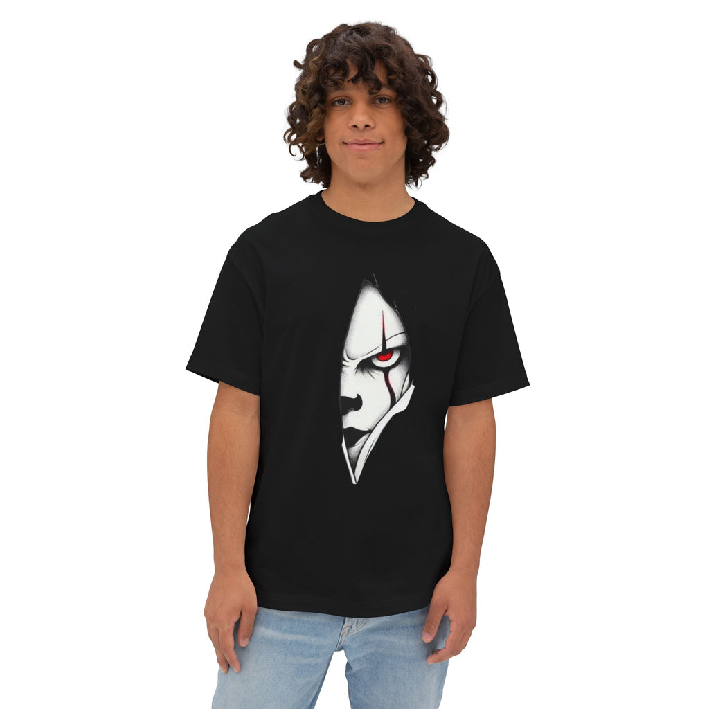 Horror Claw Peek T-Shirt — Red-Eyed Monster Chest Rip Graphic Tee